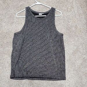 GAP Black and Silver Knit Top